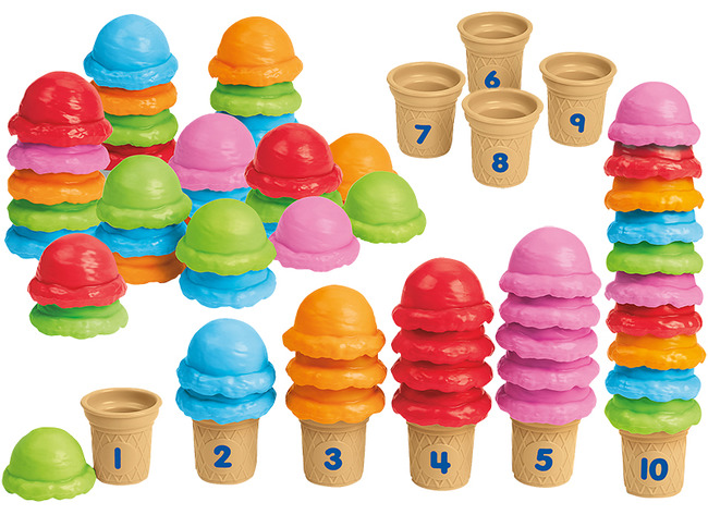 Getallen - Lakeshore Learning - ijsjes tellen en sorteren