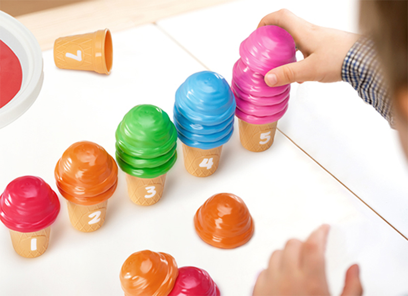 Telspel - Lakeshore Learning - Counting Cones - ijsjes - per spel