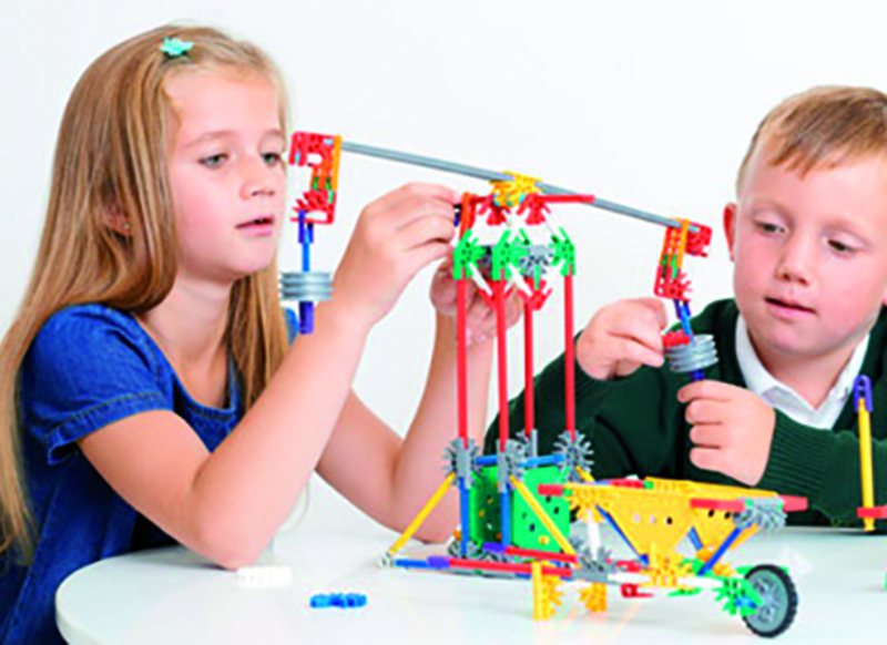 Bouwset - K'nex - hefbomen en katrollen - per set