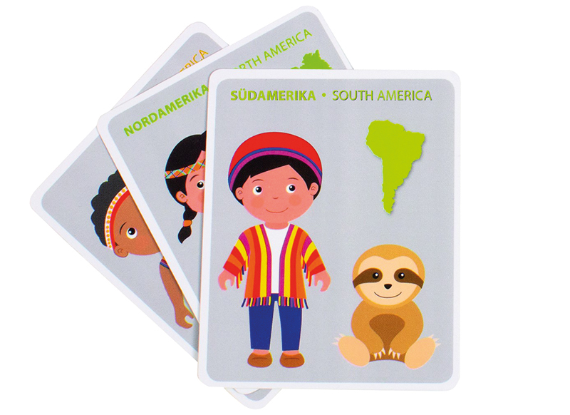 Wereldoriëntatie - beleduc - magnetische kinderen van de wereld