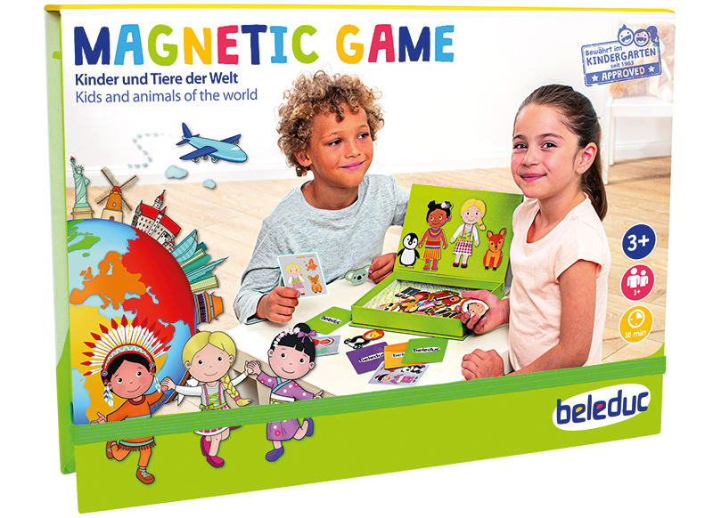 Wereldoriëntatie - beleduc - magnetische kinderen van de wereld