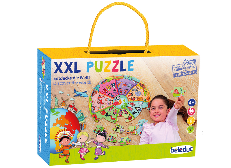 Wereldoriëntatie - beleduc - XXL wereldpuzzel