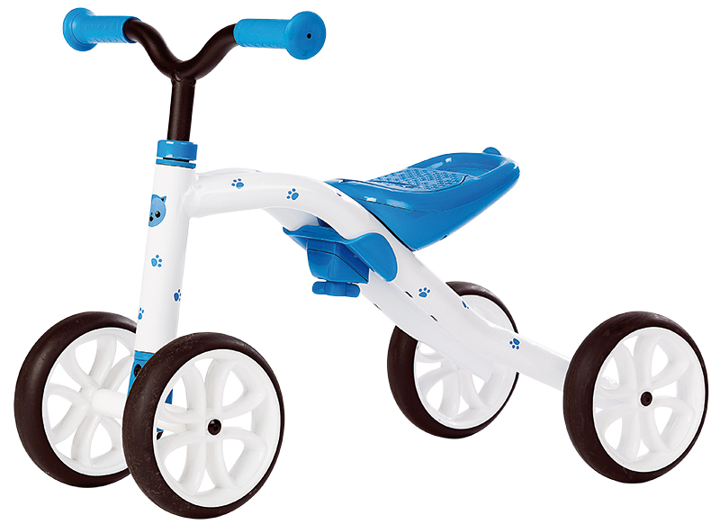 Fietsen - loopfietsen - Chillafish Quadie - blauw - per stuk