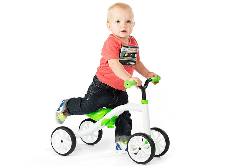 Fiets - loopfiets - quadie - chillafish - per stuk - verkrijgbaar in blauw, groen, roze