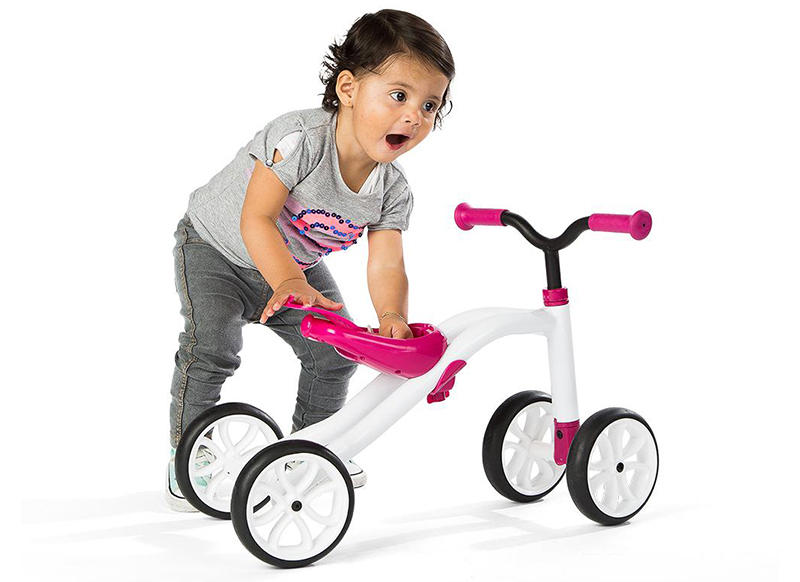Fiets - loopfiets - quadie - chillafish - per stuk - verkrijgbaar in blauw, groen, roze