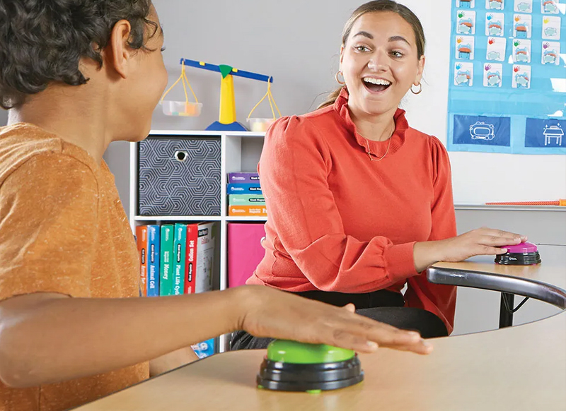 Antwoordknoppen - Learning Resources Answer Buzzers - grappige geluiden - set van 4 assorti