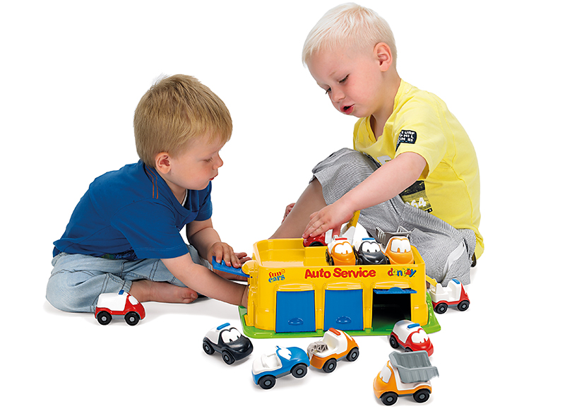 Voertuigen - Dantoy Fun Cars - garage - per set