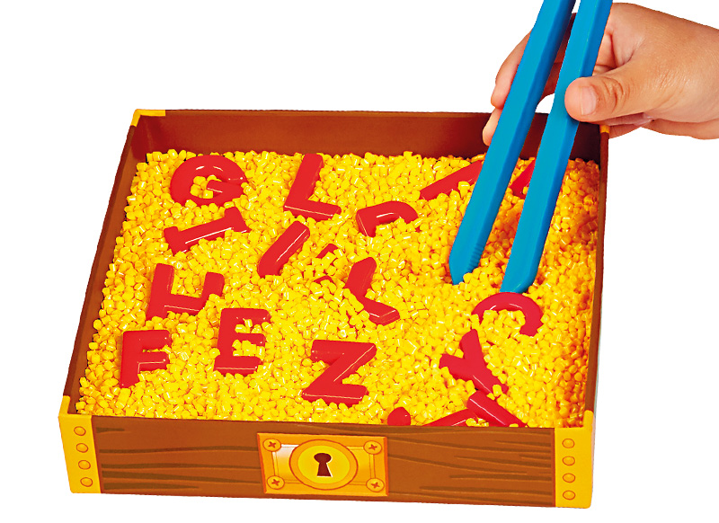 Spel - grijpspel - letters - alfabet - Lakeshore Learning - Find the Letter Activity Center - grijpletters - per spel