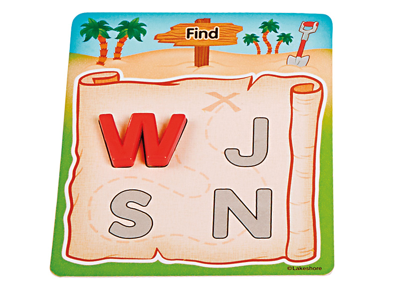 Spel - grijpspel - letters - alfabet - Lakeshore Learning - Find the Letter Activity Center - grijpletters - per spel