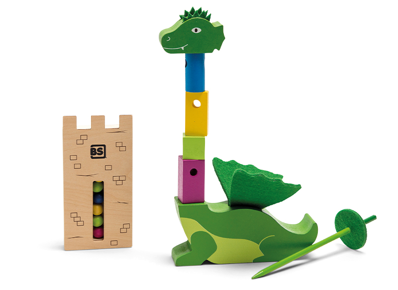 Spel - stapelspel - BS Toys Stack the Dragon - per spel