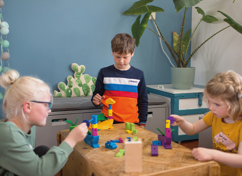 Spel - stapelspel - BS Toys Stack the Dragon - per spel