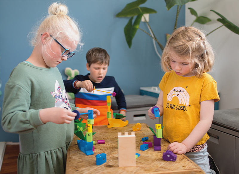 Spel - stapelspel - BS Toys Stack the Dragon - per spel