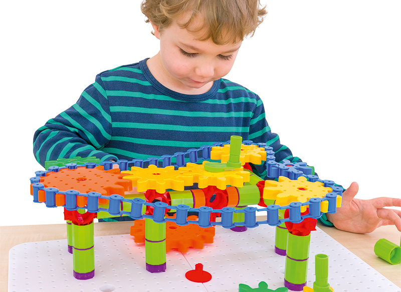 Bouwset - techniek - tandwiel - set van 340 assorti