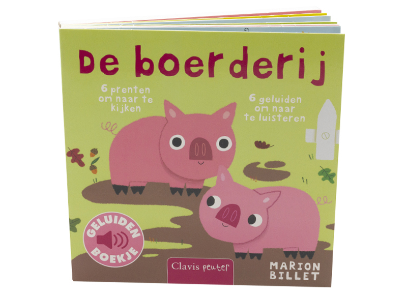 Boek - geluidenboekje - de boerderij - per stuk