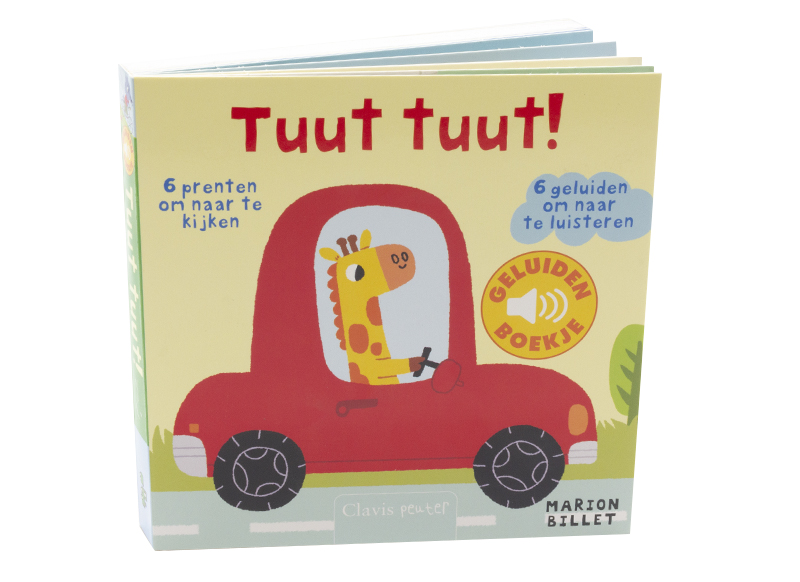 Boek - geluidenboekje - tuut tuut - per stuk