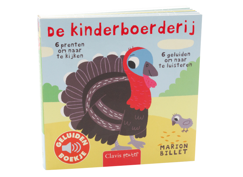 Boek - geluidenboekje - de kinderboerderij - per stuk