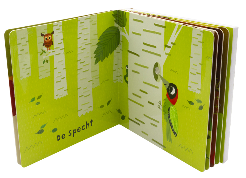 Boek - geluidenboekje - bosdieren - per stuk