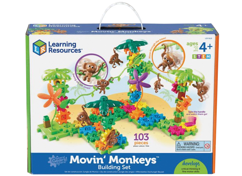Bouwset - Learning Resources Gears! Gears! Gears! Movin' Monkeys Building Set - tandwielen - apen - per set