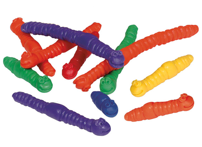 Meten - Learning Resources - Measuring Worms - meetwormen - set van 72 assorti