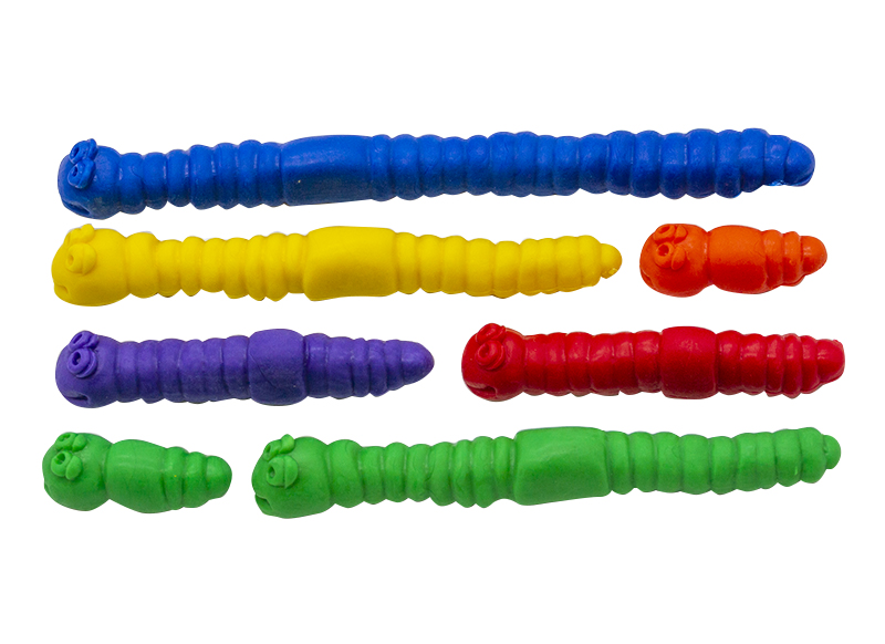 Meten - Learning Resources Measuring Worms - meetwormen - set van 72 assorti