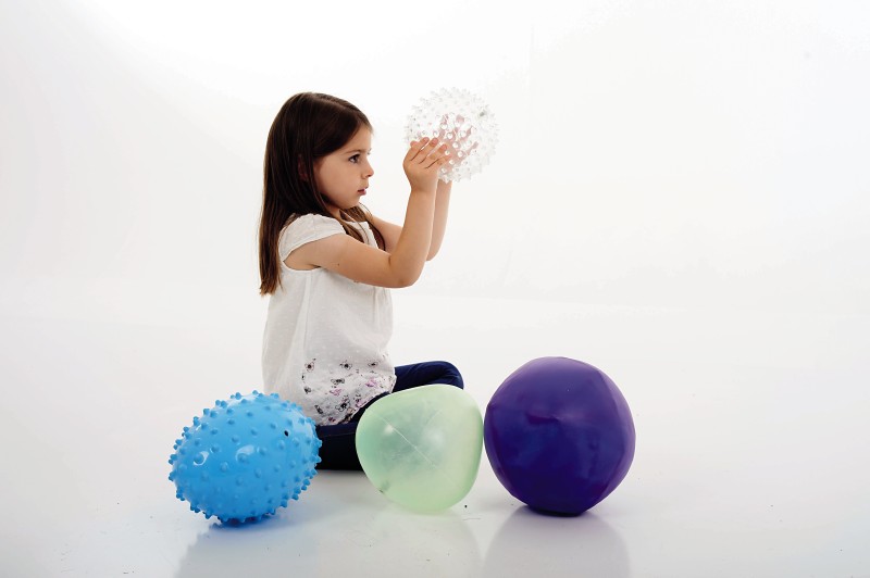 Ontdekken - tickit Odd Balls Set - sensorische ballen - gekke ballen - set van 4