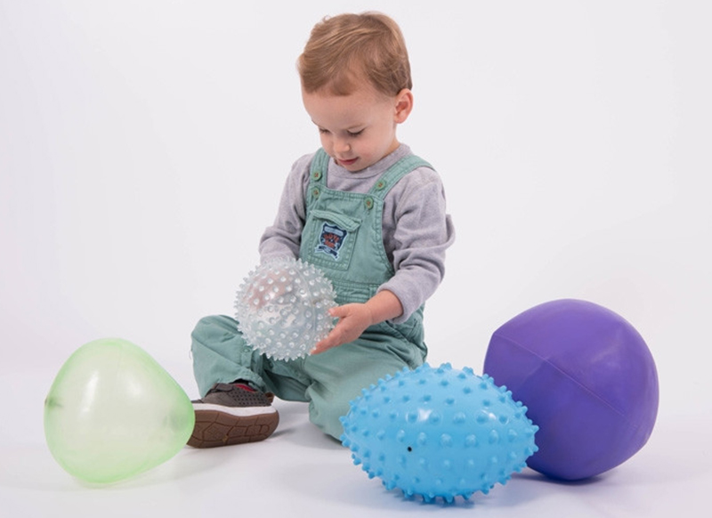 Ontdekken - tickit Odd Balls Set - sensorische ballen - gekke ballen - set van 4