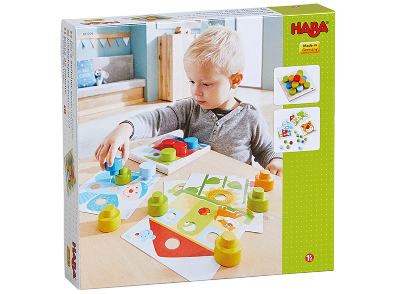 Eerste speelgoed - Haba - kakelbonte wereld - kleurherkenning