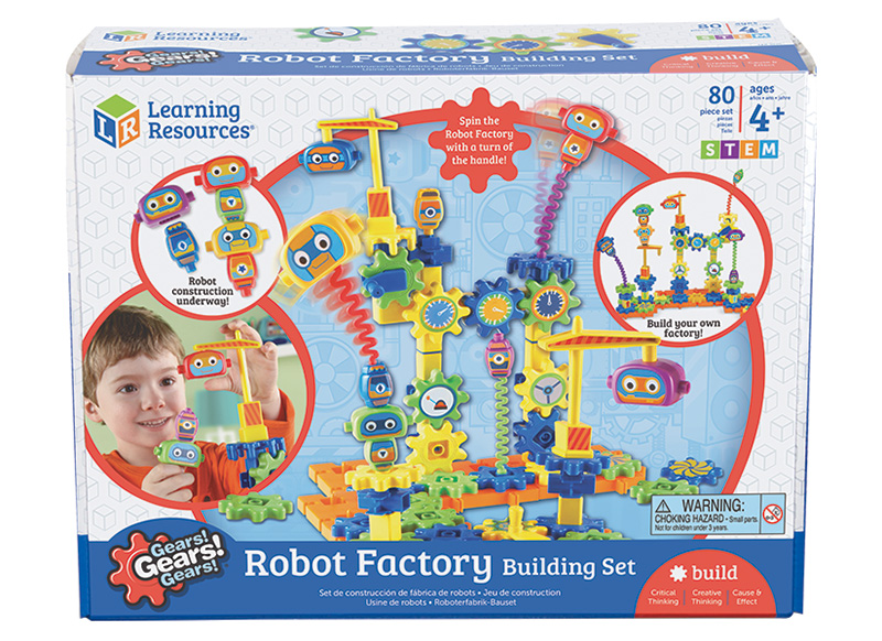 Bouwset - Learning Resources Gears Gears Gears! Robot Factory Building Set - tandwielen - robots - per set