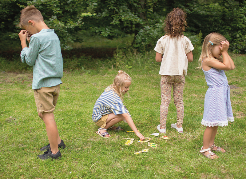 Spel - Dievenspel - geheugenspel - hout - per spel