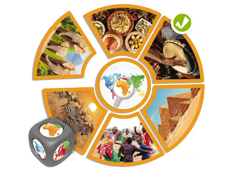 Spel - Akros Discover The Continents Of The World! - ontdek de continenten! - wereldorientatie - per spel