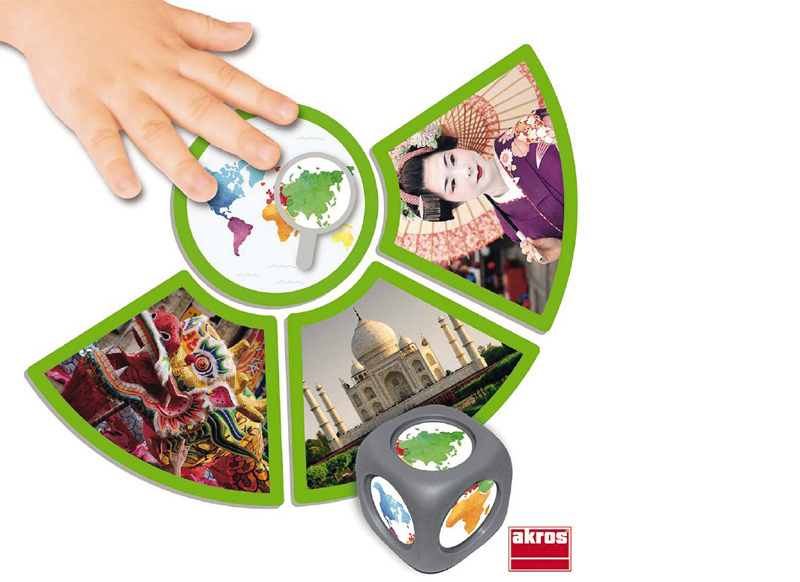 Spel - Akros Discover The Continents Of The World! - ontdek de continenten! - wereldorientatie - per spel