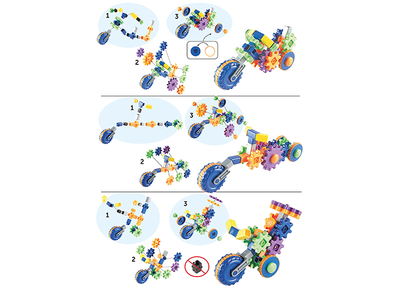 Bouwset - motor - Learning Resources - CycleGears - tandwielen - per set