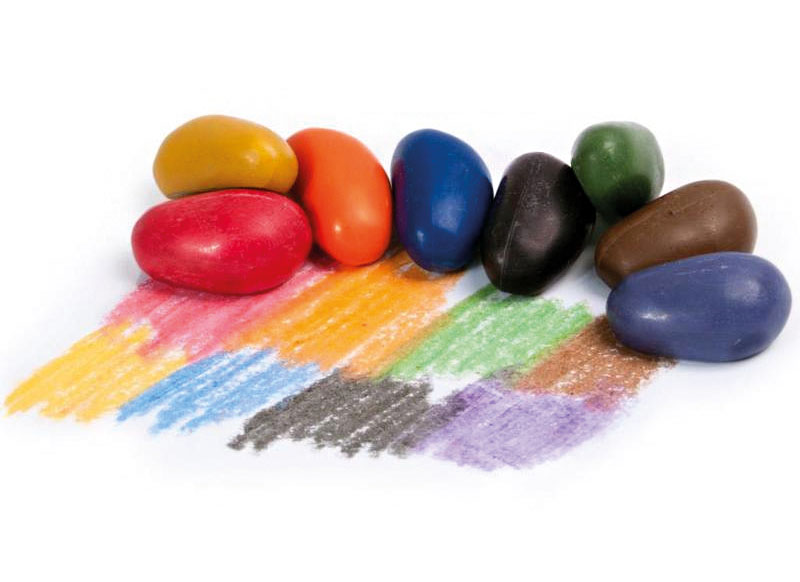 Pre-schrijven - waskrijtjes - crayon rocks - set van 16