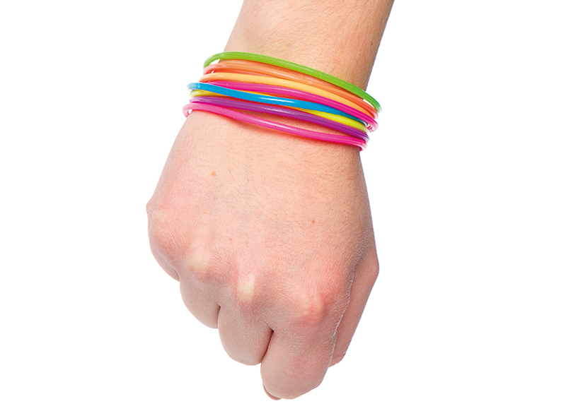 Cadeautje - armbandjes - gummy - set van 40 assorti