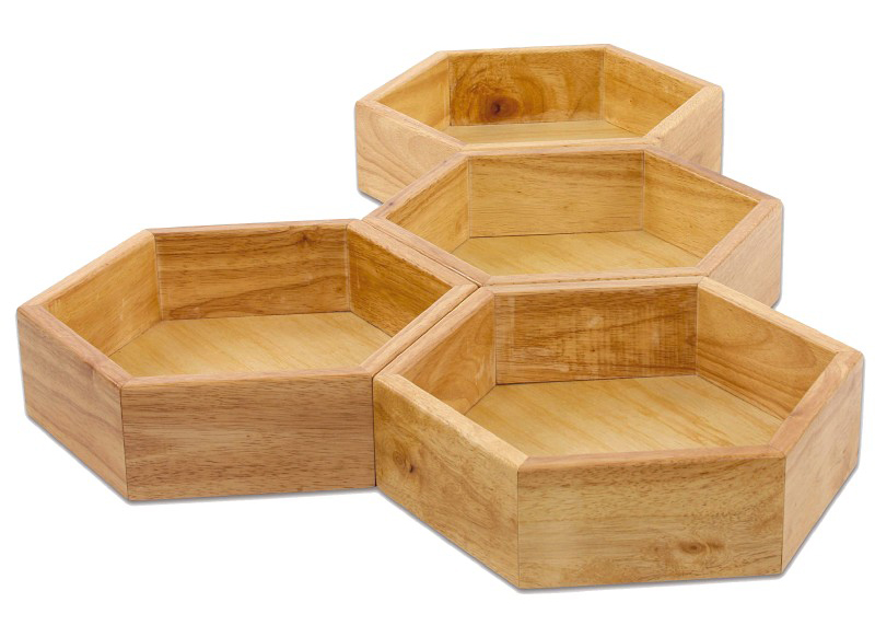 Sensorische speelhoek - tactiel - blote voeten kuipjes - set van 4