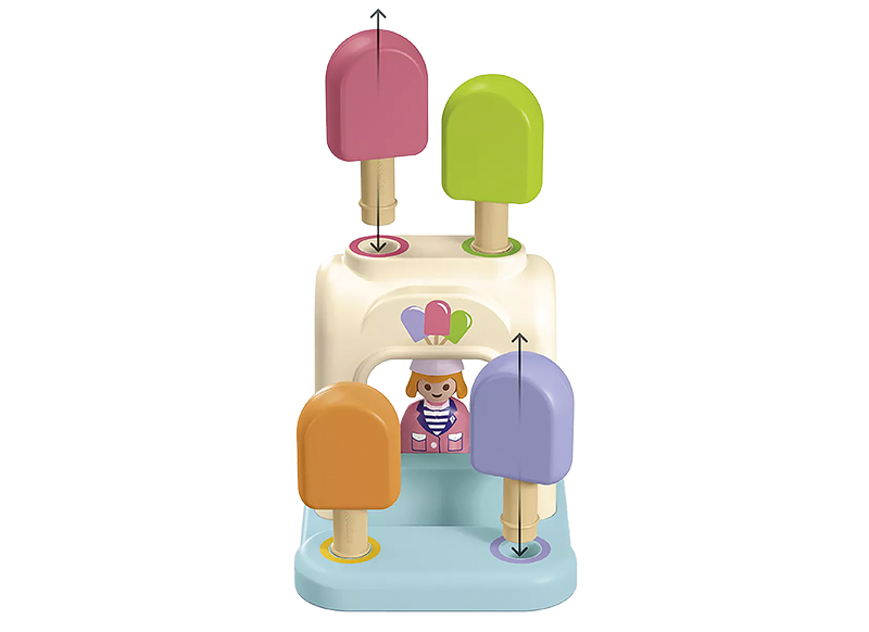 Speelsets - PLAYMOBIL Junior 71703 Avonturentoren met ijscobooth - set van 18