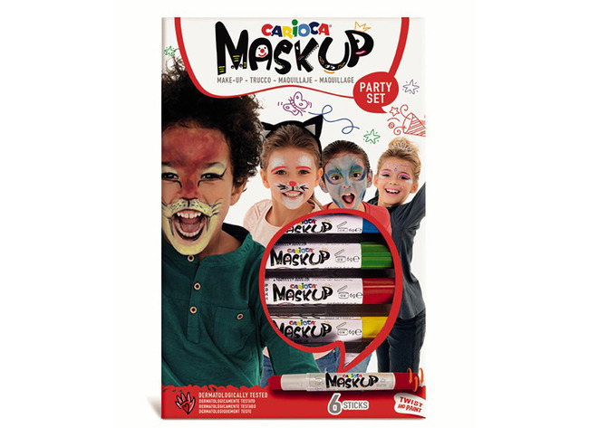 Schmink - Carioca - Mask-Up - 6 kleuren assorti