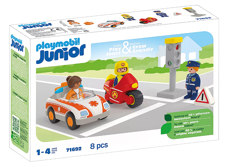 Speelsets - PLAYMOBIL Junior 71692 Alledaagse helden - beroepen - set van 8