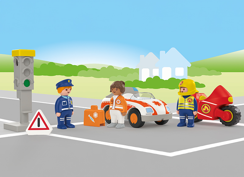 Speelsets - PLAYMOBIL Junior 71692 Alledaagse helden - beroepen - set van 8
