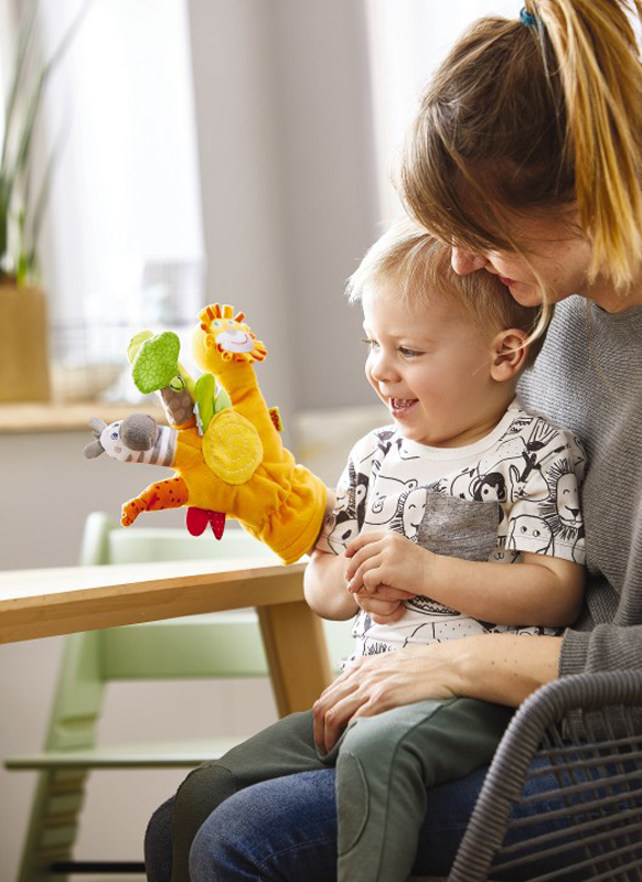 Vertelhandschoen - Haba - wilde dieren