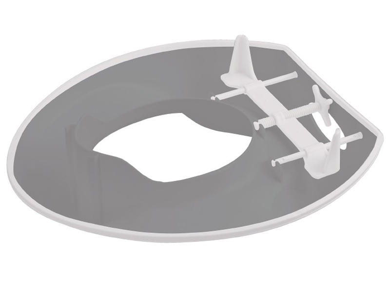 Verzorging - wc-bril verkleiner - Bébé-jou - basic - leverbaar in 5 kleuren - griffin grey - per stuk