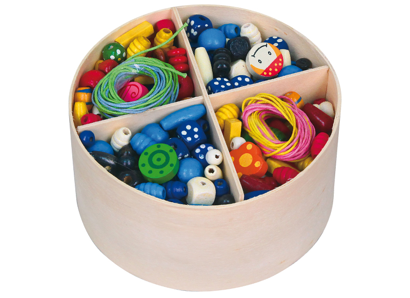 Kralen - juwelen - hout - set van 260 gram