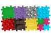 Sensorische puzzelmatten - MUFFIK - M set - set van 11 tegels