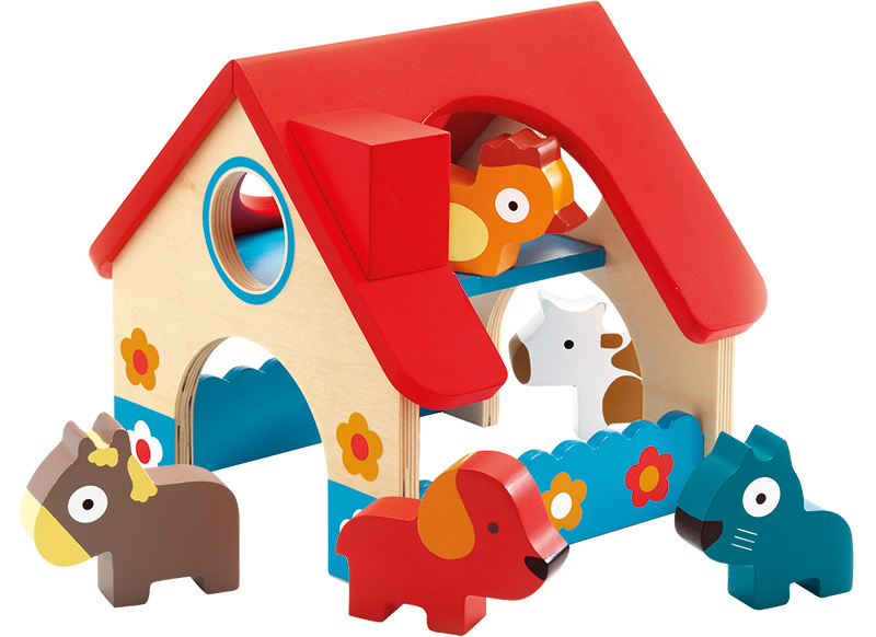 Eerste speelgoed - mini boerderij - Djeco