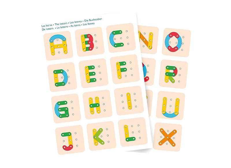 Spel - kleur en vorm - Goula Colors And Shapes - constructie - per spel