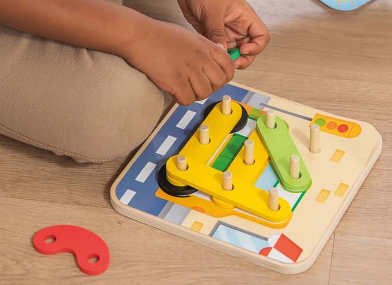 Spel - kleur en vorm - Goula Colors And Shapes - constructie - per spel