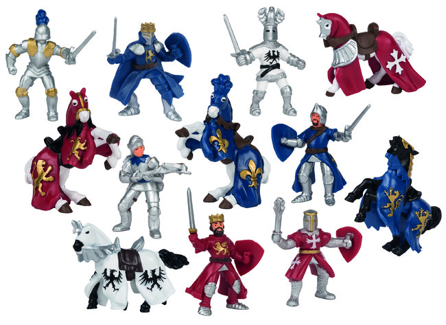Spelfiguren - Ridders - minifiguren - set van 12