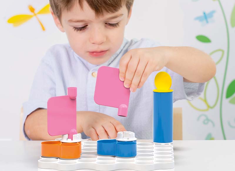 Bouwset - vormen - Labolud - klein pakket - set van 174 assorti