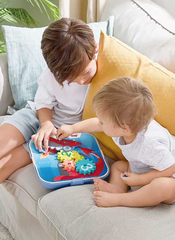 Bouwset - Hape Groovy-Go-Round Gears - tandwielen - experimenteren - per set