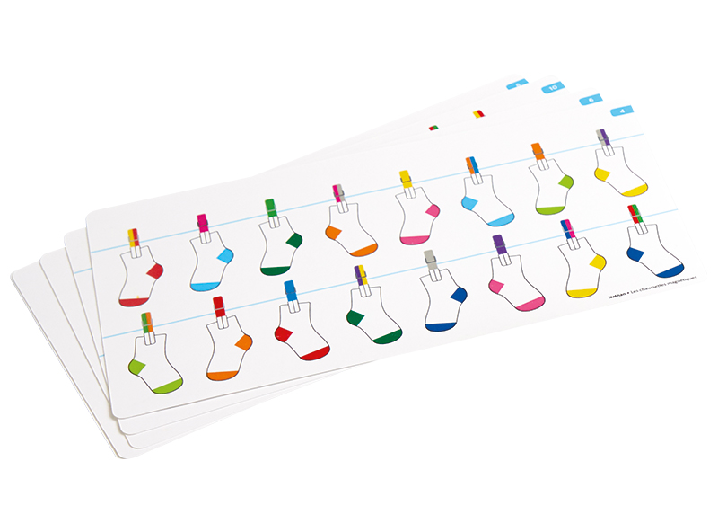Sorteerspel - Nathan - sokken sorteren - kleur - magnetisch - per spel